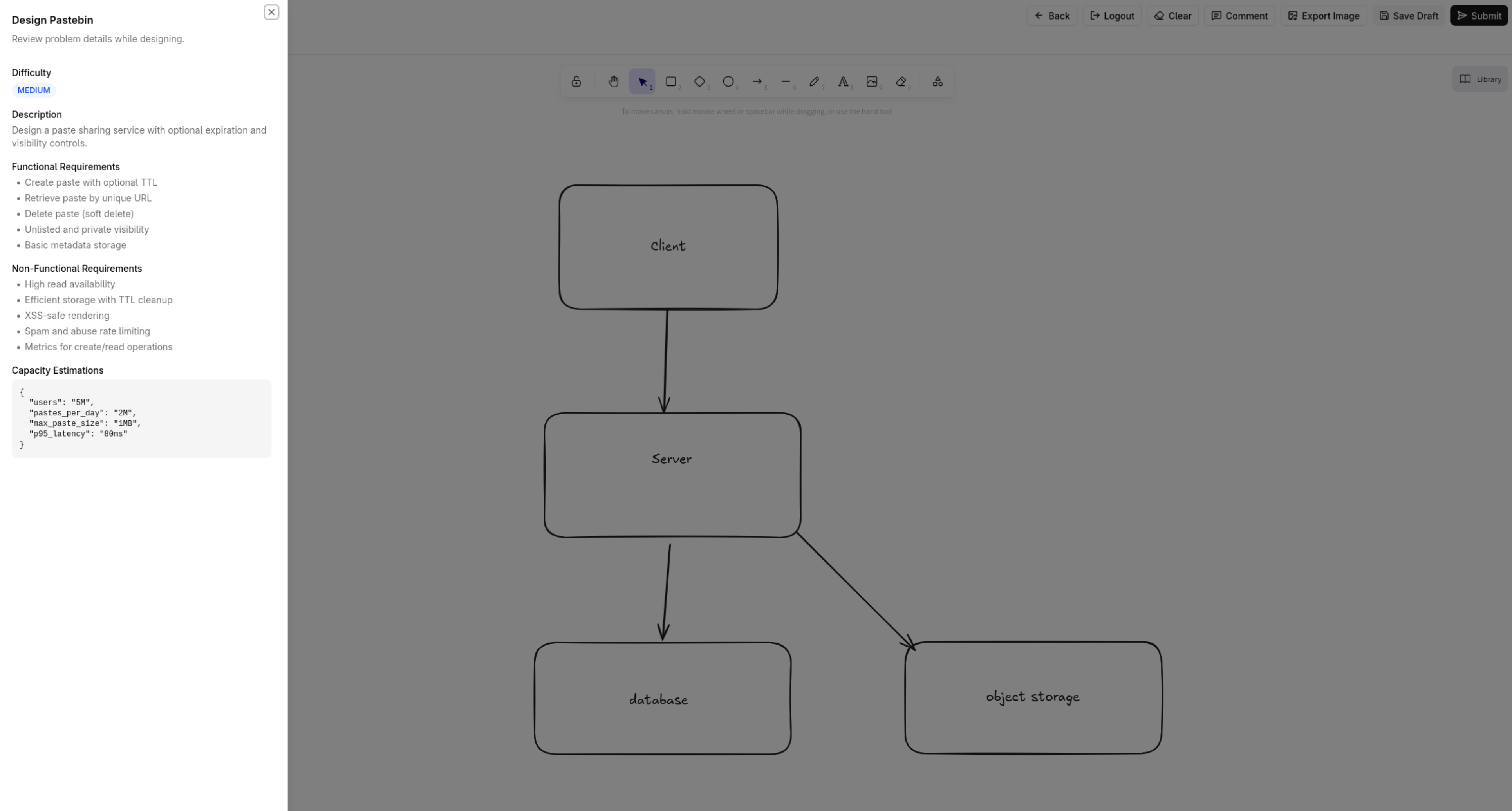 Architex - System Design Practice Platform